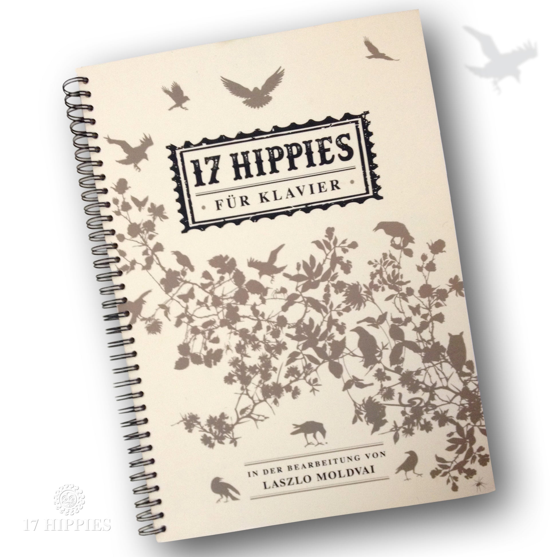 Notenbuch - 17 Hippies für Klavier