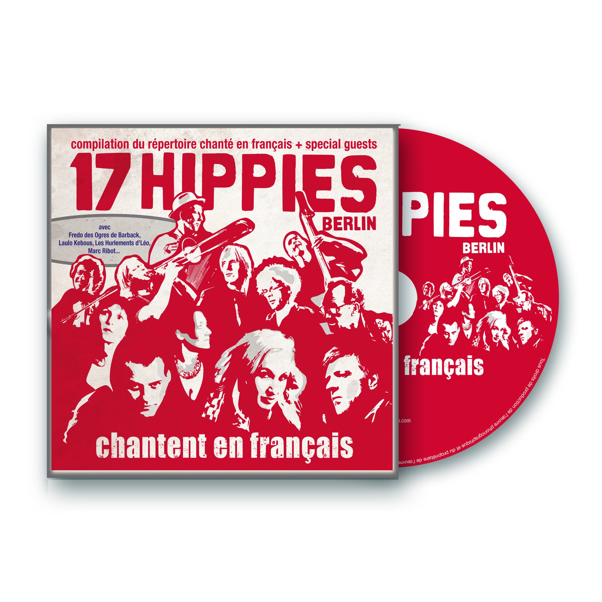 CD - 17 Hippies chantent en français